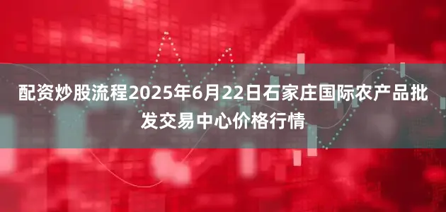 配资炒股流程2025年6月22日石家庄国际农产品批发交易中心价格行情